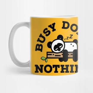 Busy Doing Nothing Panda Mug